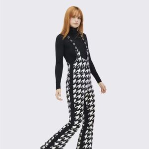 Perfect Moment Monochrome Houndstooth Jumpsuit